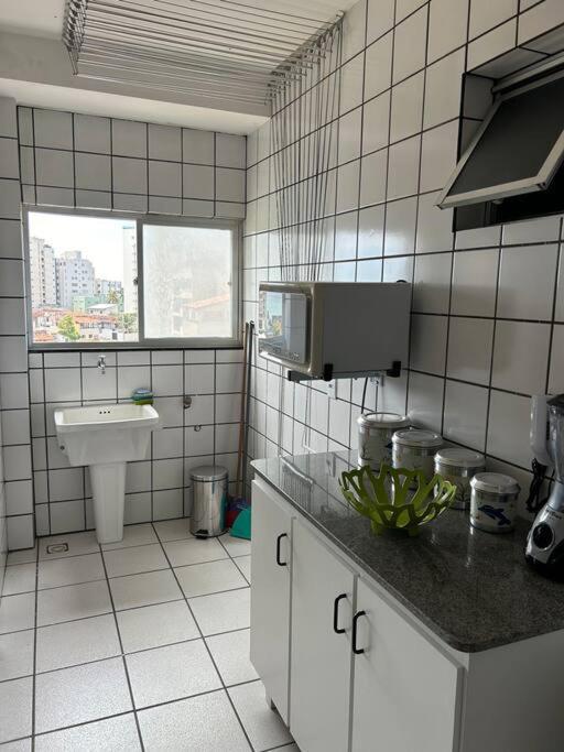 Apartamento De 3 Quartos Na Praia Da Fonte 구아라파리 외부 사진